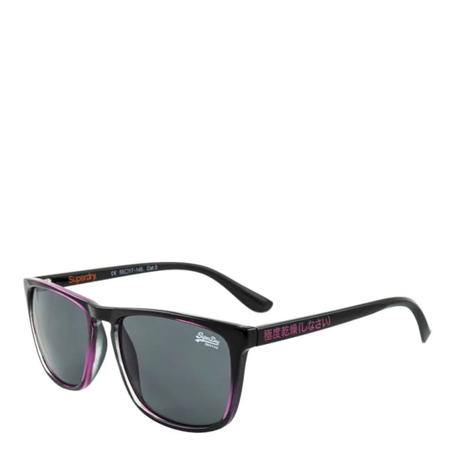 Superdry Women's Black/Pink Superdry Sunglasses 55mm