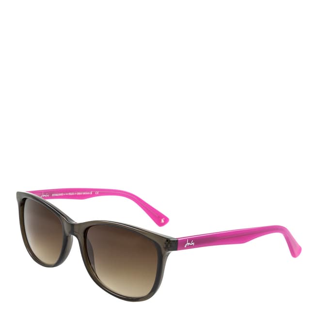 Joules Women's Grey/Pink Joules Sunglasses 55mm