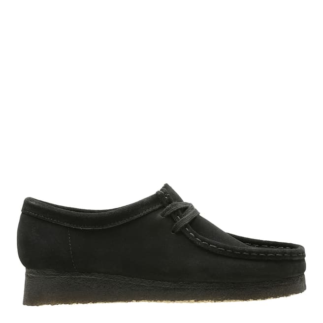 Clarks Originals Black Suede Wallabee Moccasin Shoes
