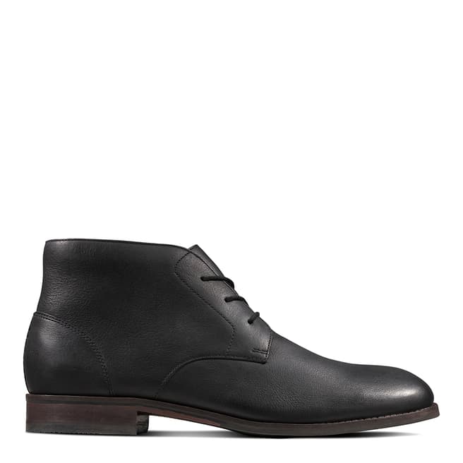 Clarks Back Leather Flow Top Chukka Boots