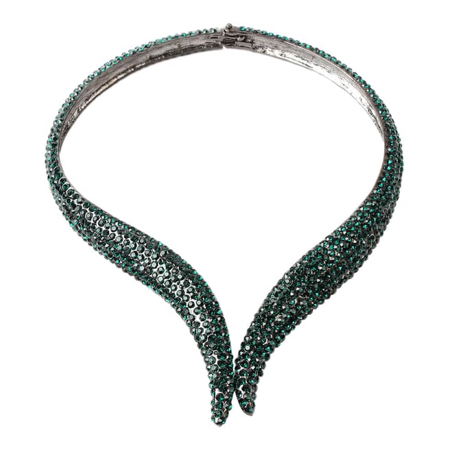 Amrita Singh Emerald Embellished Choker Necklace
