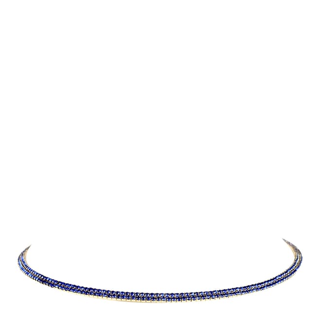 Amrita Singh Blue Embellished Choker Necklace