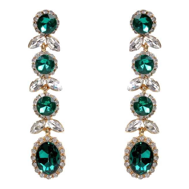 Amrita Singh Emerald Teardrop Earrings