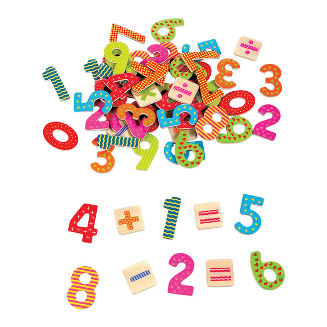 Lelin Toys 60 Piece Magnetic Numbers