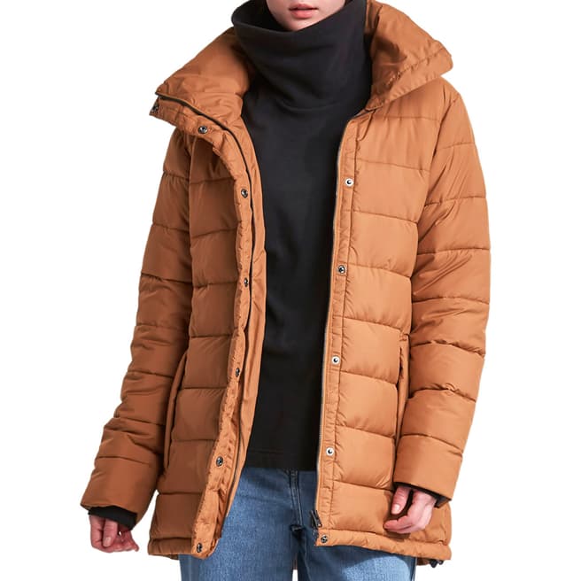 Didriksons Brown Padded Puffer Jacket