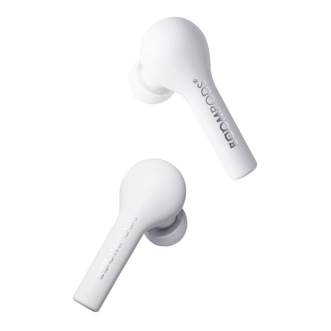 Boompods White Bassline True Wireless Earbuds