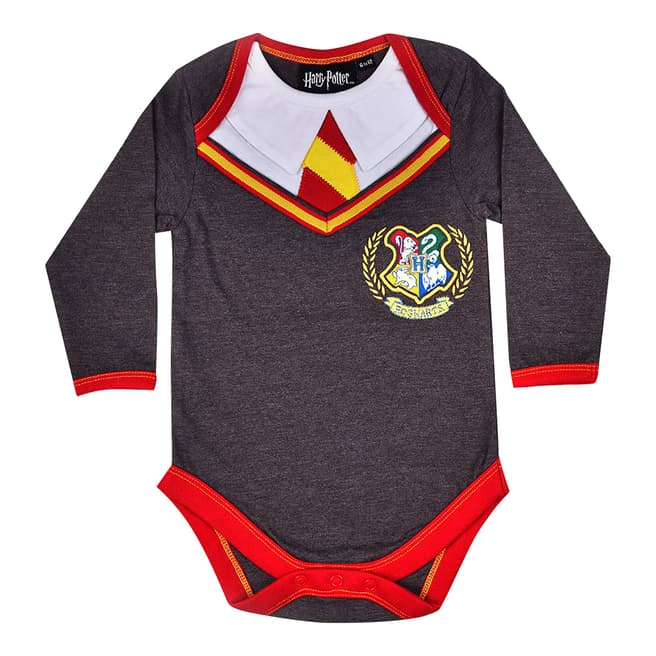 Harry Potter Kid's Charcoal Uniform Babygrow