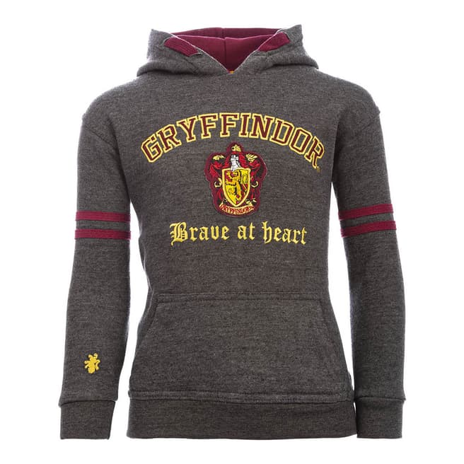 Harry Potter Kid's Charcoal Gryffindor Pullover Hoodie