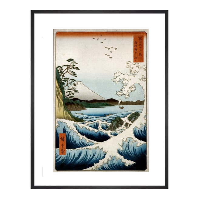 Ando Hiroshige The Sea at Satta, Suruga Province, from the series 36 Views of Mount Fuji 1858