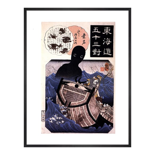 Utagawa Kuniyoshi The sailor Tokuso and the sea monster