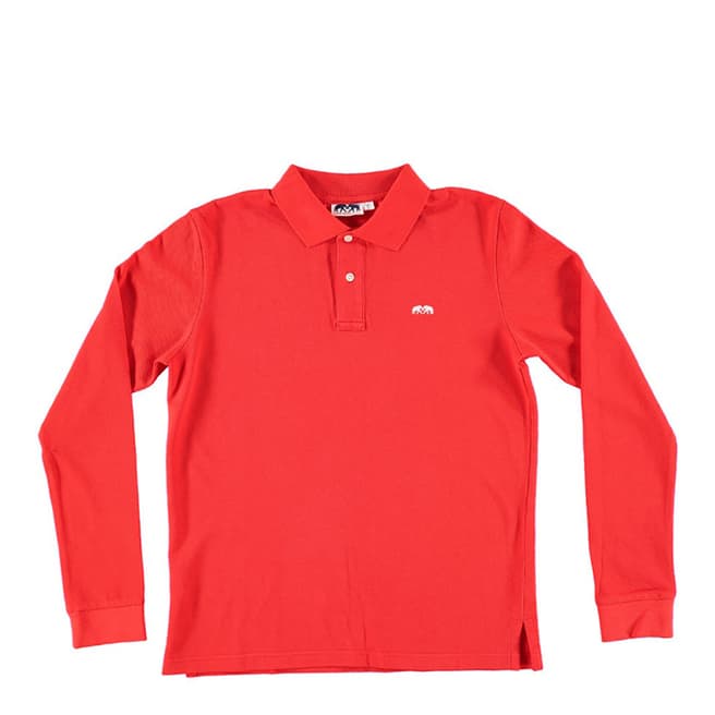 Love Brand & Co Love Red Long Sleeved Polo