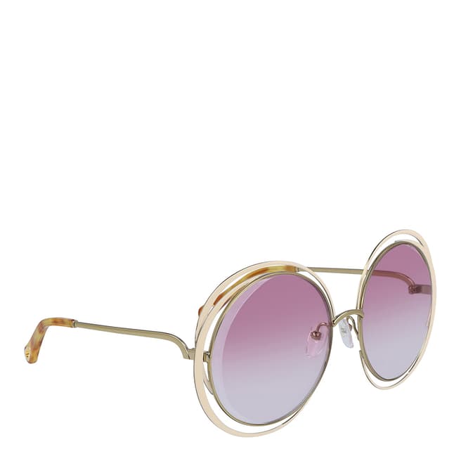 Chloe Women's Pink/Gold Chloe Sunglasses 59mm
