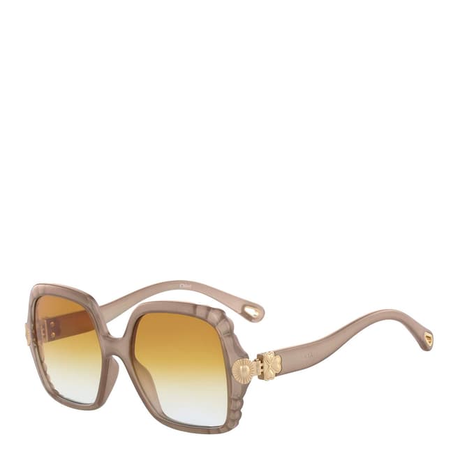 Chloe Women's Grey/Gold Chloe Sunglasses 55mm