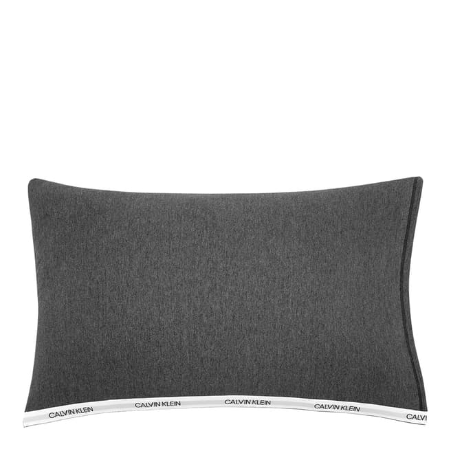 Calvin Klein Classic Pair of Housewife Pillowcases, Charcoal