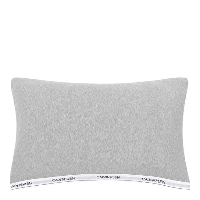 Calvin Klein Classic Pair of Housewife Pillowcases, Heather Grey