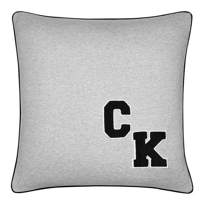 Calvin Klein Varsity 51x51cm Cushion Cover, Heather Grey/Charcoal