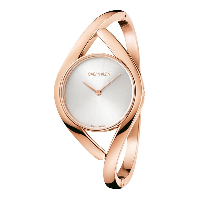 Calvin Klein Rose Gold Party Bangle Watch 28mm