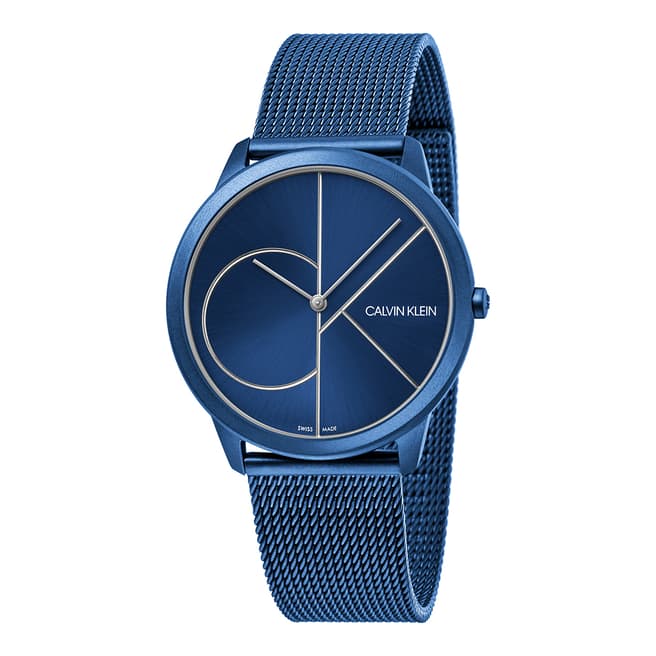 Calvin Klein Blue Minimal Mesh Watch 40mm