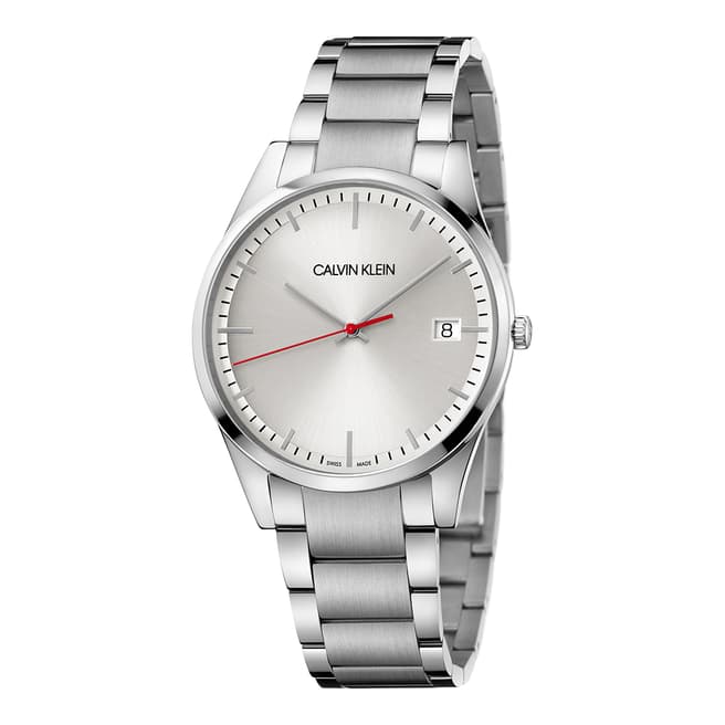 Calvin Klein Silver Crystal Time Bracelet Watch 40mm