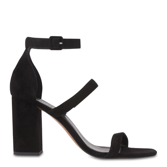 WHISTLES Black Hayes Leather Sandals