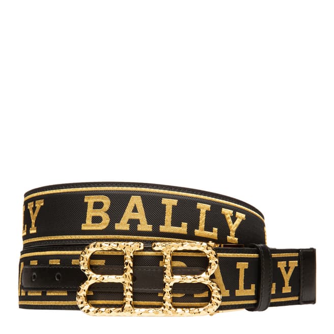 BALLY Gold Bally Iconic Reversible Belt