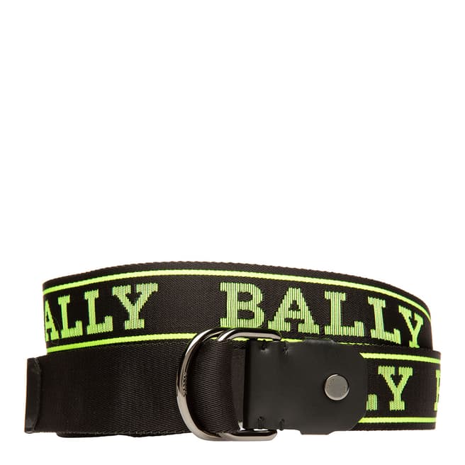 BALLY Blac Yellow Casual Reversible Belt