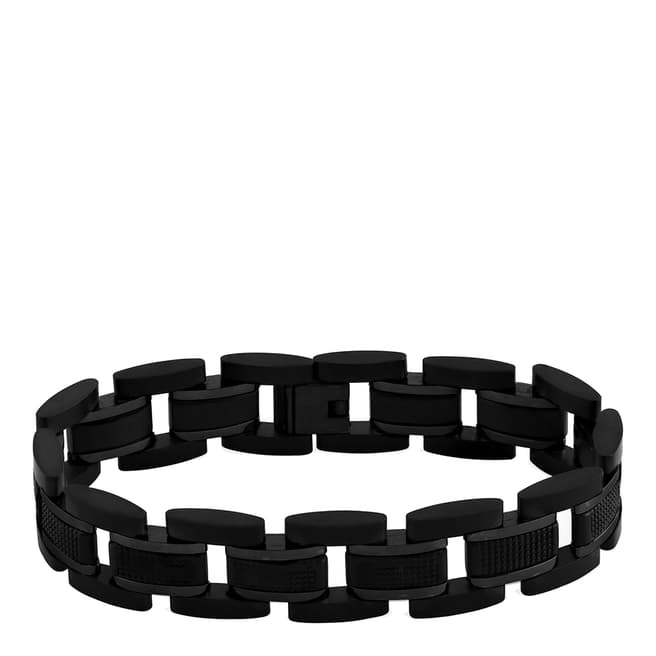 Tateossian Black Carbon Fibre Bracelet
