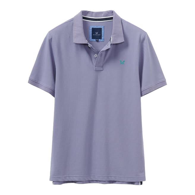 Crew Clothing Lavender Classic Pique Polo Shirt