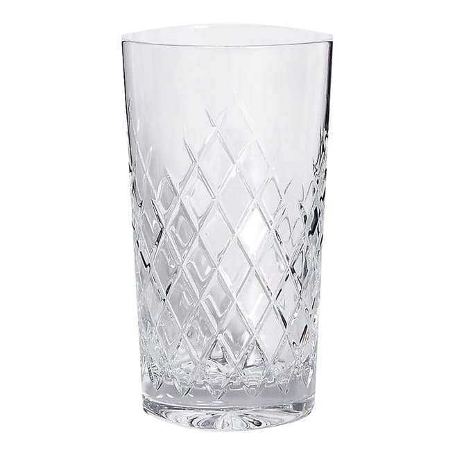 Soho Home Set of 2 Barwell Cut Crystal Highball Glasses in Gift Box