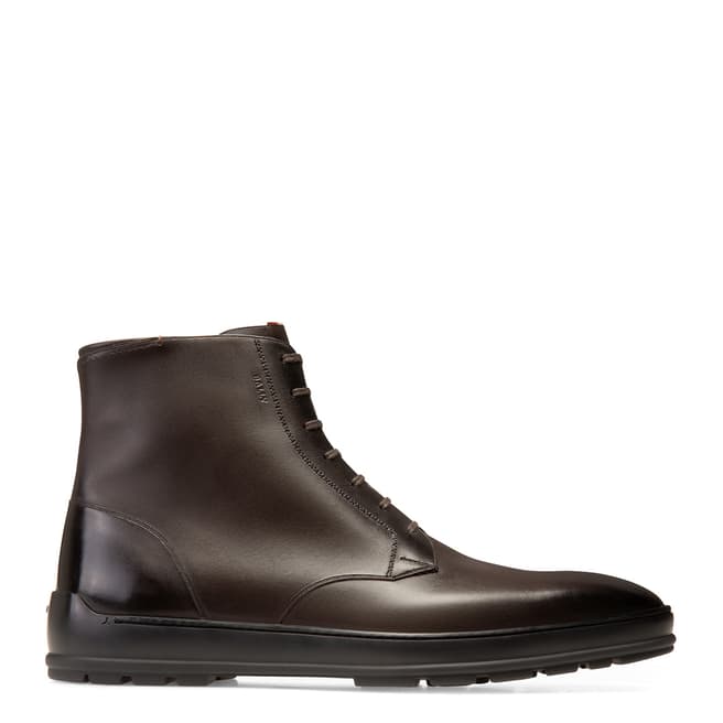 BALLY Dark Brown Reingold Ankle Boots