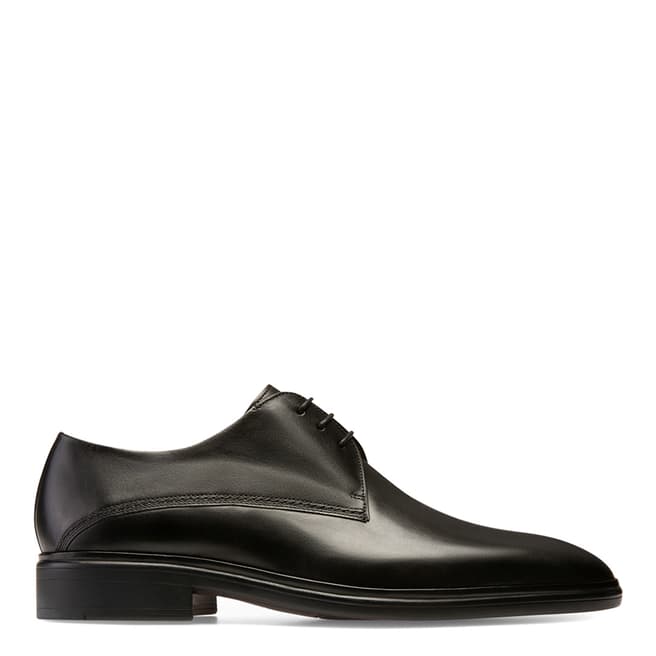 BALLY Black Nesen Leather Derby Shoes