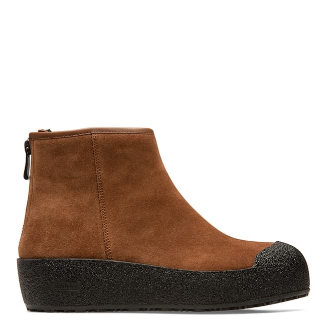 BALLY Tan Suede Guard II Ankle Boots