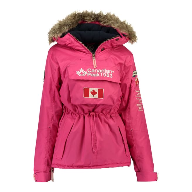 Canadian Peak Girl's Fuschia Banapeak Parka Jacket