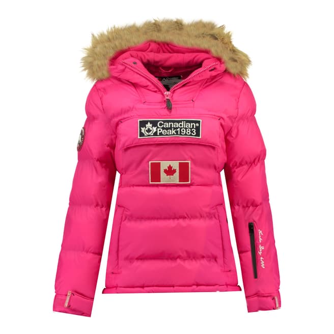 Canadian Peak Girl's Pink Bettycheak Parka Jacket