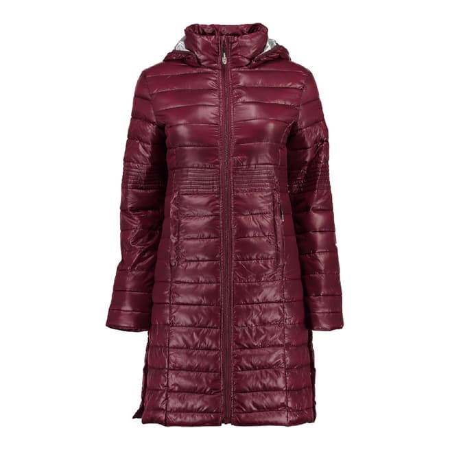 Geographical Norway Girl's Burgundy Afaella Parka