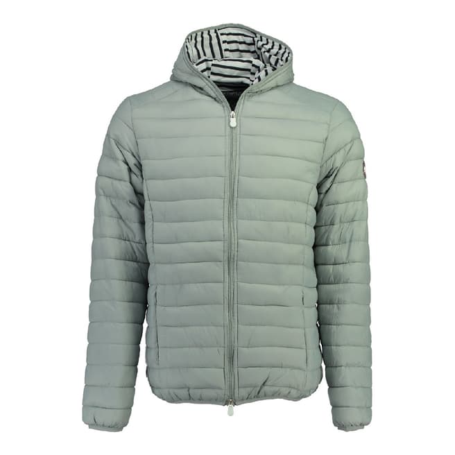 Geographical Norway Boy's Light Grey Dune Hood Parka