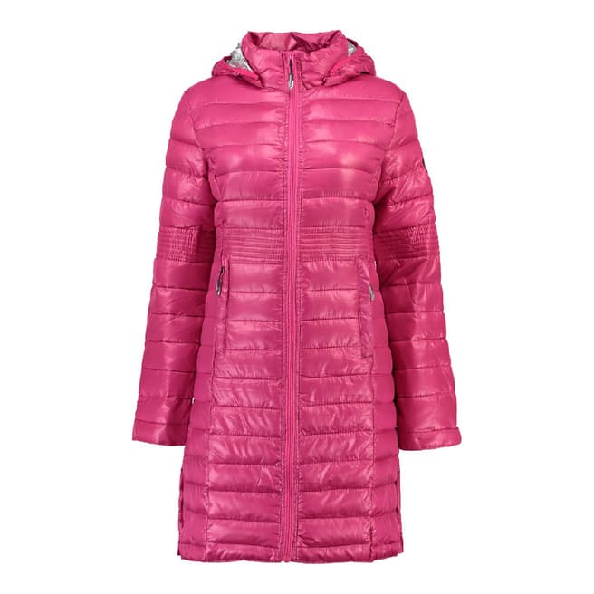 Geographical Norway Girl's Flashy Pink Afaella Parka