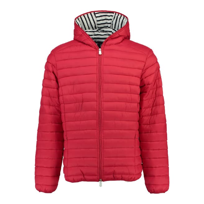 Geographical Norway Boy's Red Dune Hood Parka