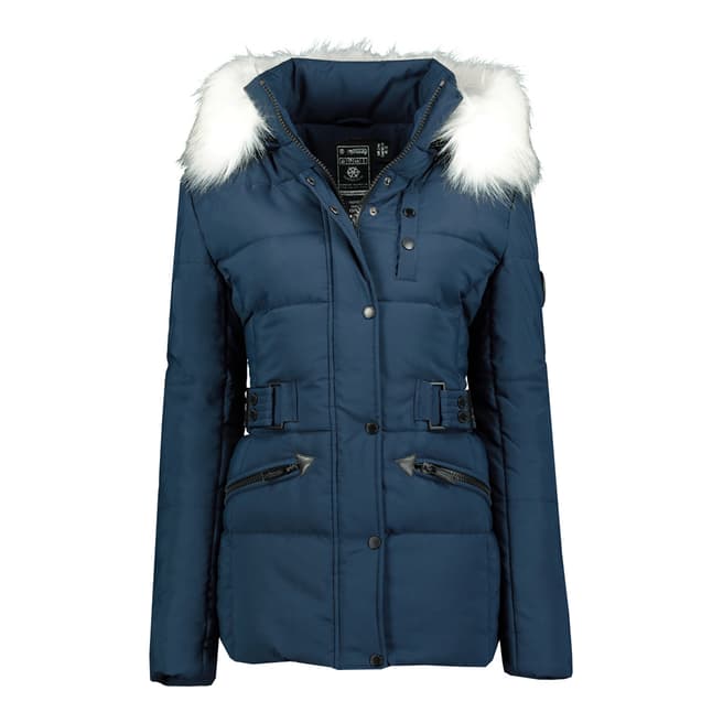 Geographical Norway Girl's Navy Chester Parka