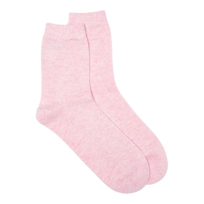 Laycuna London Pale Pink Cashmere Socks