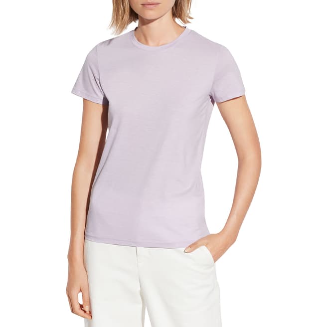 Vince Lilac Essential Pima Cotton T-Shirt