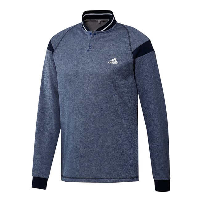 Adidas Golf Men's Blue Warmth Button Up Layer