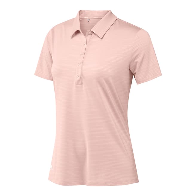 Adidas Golf Women's Pink ULT365 Short Sleeve Polo