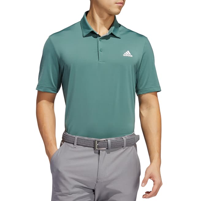 Adidas Golf Men's Green ULT365 Solid Polo