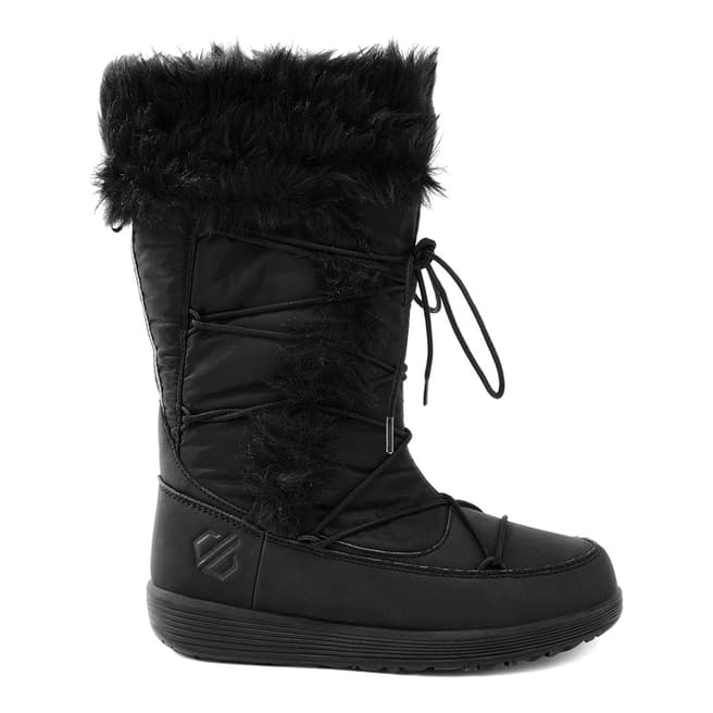 Dare2B Black Cazis Faux Fur Warm Winter Boots