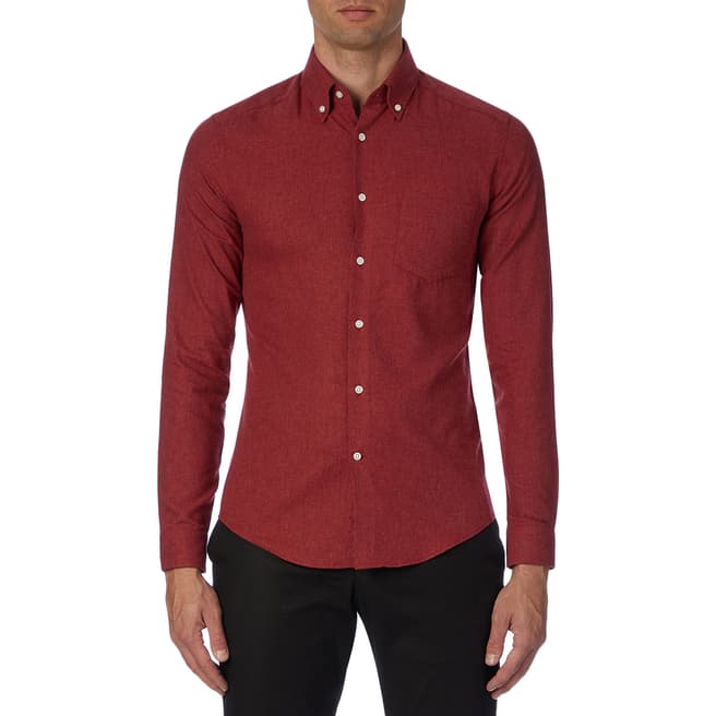 Reiss Red Sandown Soft Touch Shirt