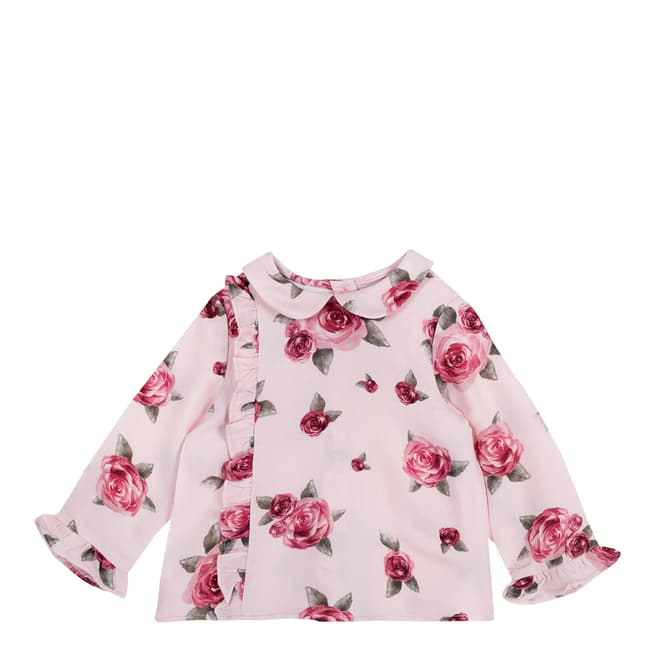 Chicco Pink Rose Printed Blouse