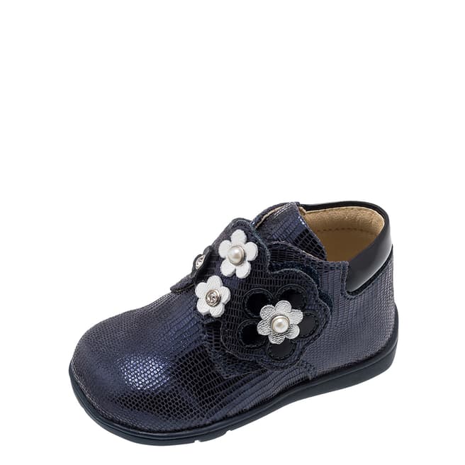 Chicco Blue Flower Shoes