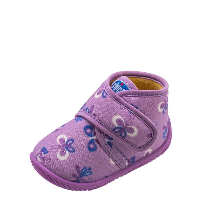 Chicco Wisteria Lilac Printed Booties