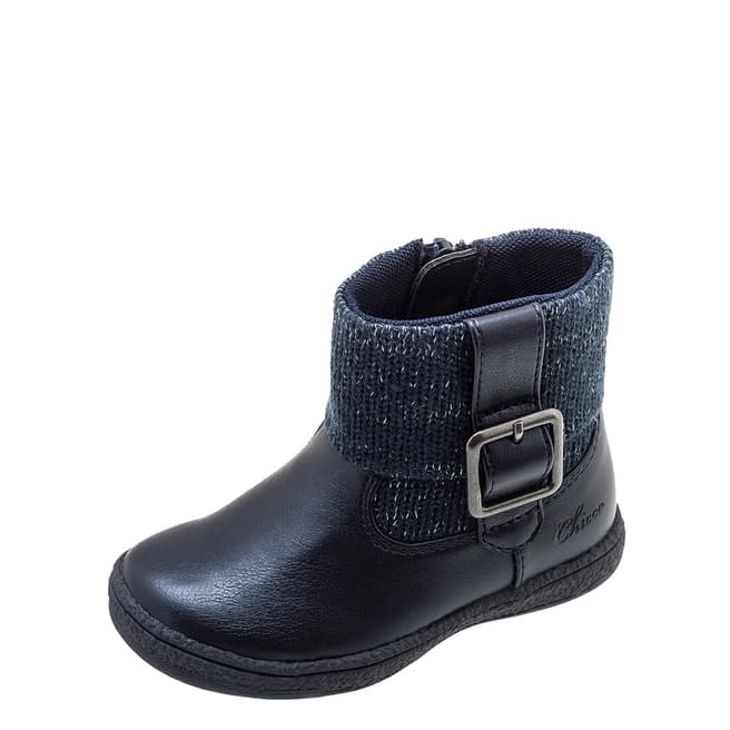 Chicco Blue Buckle Boots